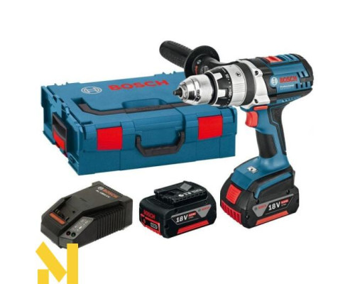 Акумуляторний ударний дриль-шуруповерт BOSCH GSB 18 VE-2-LI L-BOXX