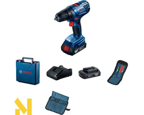 Дриль-шуруповерт акумуляторний Bosch Professional GSR 180-LI 2 x 2,0Ah, AC