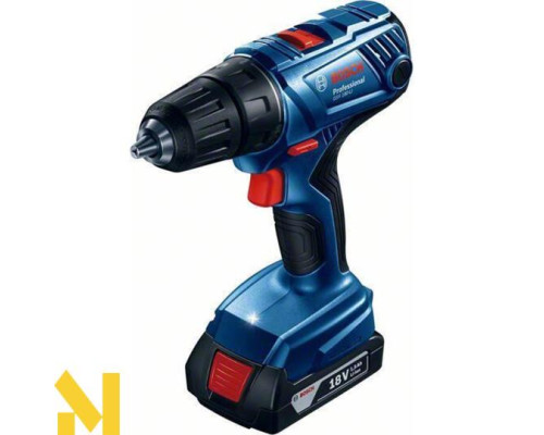 Дриль-шуруповерт акумуляторний Bosch Professional GSR 180-LI 2 x 2,0Ah, AC