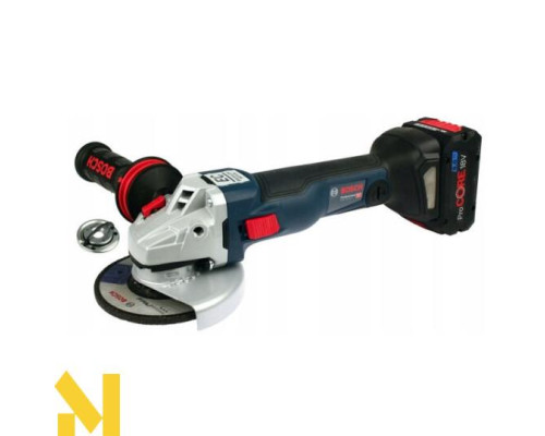 Болгарка (кутова шліфмашина) акумуляторна Bosch GWS 18V-10 C, 2 АКБ 8 Ah + ЗП + L-BOXX
