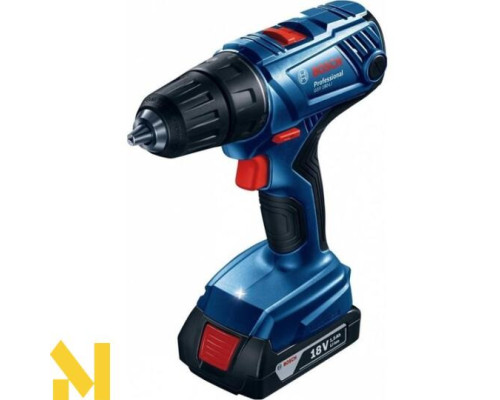 Акумуляторний дриль-шуруповерт Bosch GSR 180 Li + GDX 180 Li + 2 акб 1,5 Ah + ЗУ AL1820CV + чемодан