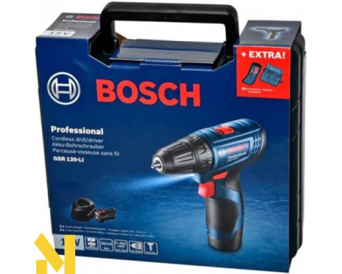 Дриль-шуруповерт акумуляторний Bosch GSR 120-LI Professional (06019G8002)