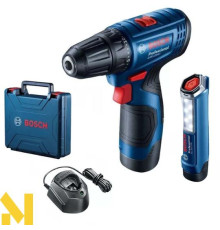 Акумуляторний дриль-шуруповерт Bosch GSR 120-LI + GLI 12V-300, 2 АКБ