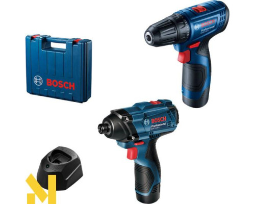 Набір інструментів акумуляторних Bosch: гвинтоверт GDR 120-LI + шурупокрут GSR 120-LI
