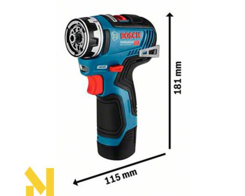 Дриль-шурупокрут акумуляторний Bosch GSR 12V-35 FC Professional (без АКБ та ЗП)