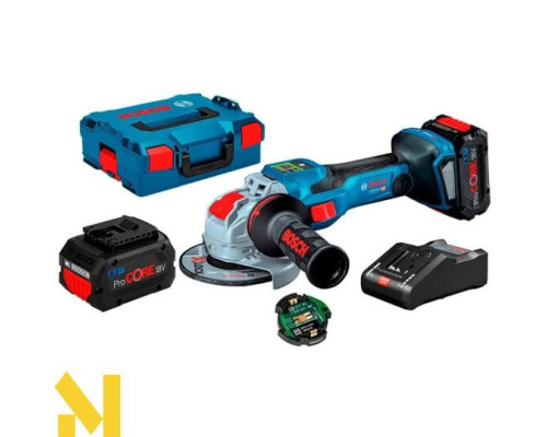 Болгарка (кутова шліфмашина) акумуляторна Bosch GWX 18V-15 SC (L-Boxx)