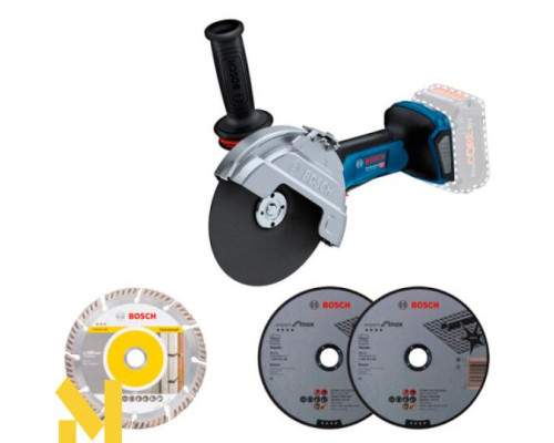 Болгарка (кутова шліфумашина) акумуляторна Bosch GWS 18V-180 P Professional (06019H6L01) (без АКБ та ЗП)