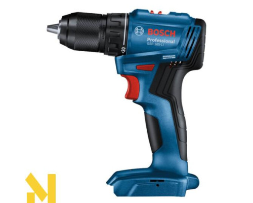 Дриль-шурупокрут акумуляторний Bosch GSR 185-LI Professional (без АКБ та ЗП)