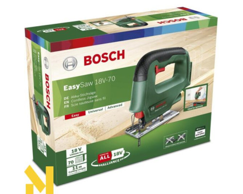 Лобзик акумуляторний Bosch EasySaw 18V-70 (без АКБ та ЗП)