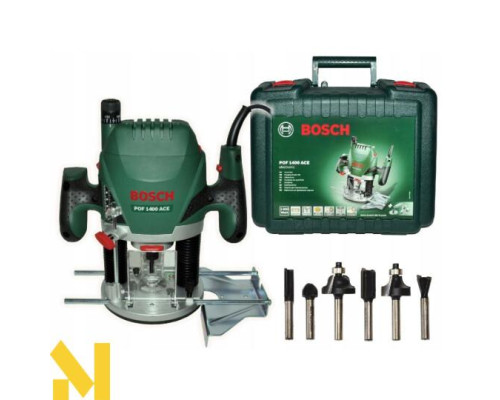 Фрезер Bosch POF 1400 ACE + набір фрез