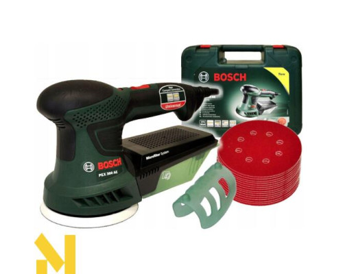 Шліфмашина ексцентрикова Bosch PEX 300 AE + 25 шліфувальних листів