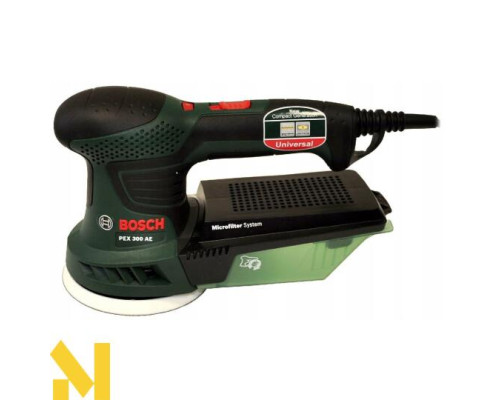 Шліфмашина ексцентрикова Bosch PEX 300 AE + 25 шліфувальних листів