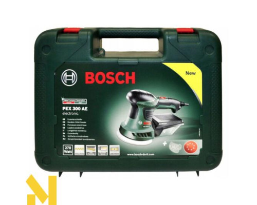 Шліфмашина ексцентрикова Bosch PEX 300 AE + 25 шліфувальних листів