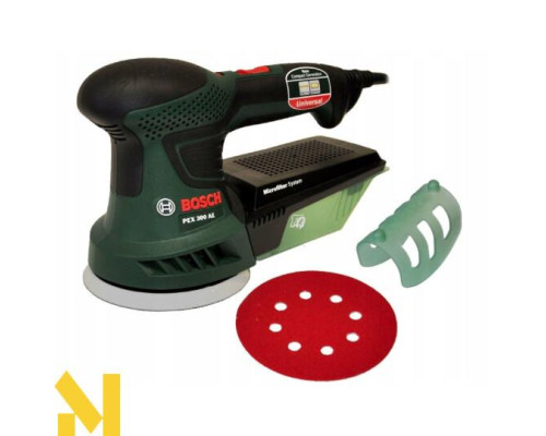 Шліфмашина ексцентрикова Bosch PEX 300 AE + 25 шліфувальних листів