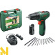 Дриль-шурупокрут акумуляторний Bosch EasyDrill 1200 (2 АКБ + набір свердел)