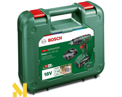 Шуруповерт акумуляторний Bosch Easydrill 18V-40 (06039D8002)