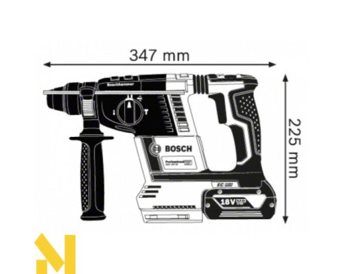 Перфоратор акумуляторний Bosch GBH 18 V-26 (без АКБ та ЗП)