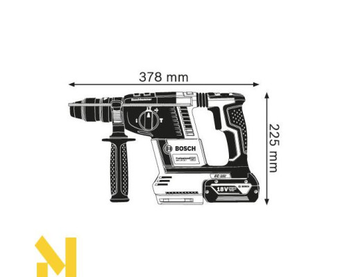 Перфоратор акумуляторний Bosch GBH 18V-26 F (без АКБ та ЗП)