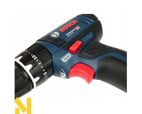 Акумуляторний ударний дриль-шуруповерт Bosch GSB 12V-15 + набор біт і сверл 39 шт + сумка