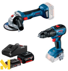 Набір інструментів акумуляторних Bosch GSR 18V-50 і GWS 180-LI Professional