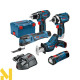 Набір з 5 інструментів Bosch GSA, GSR, GOP, GDR, GLI + 3 акамулятора 2,0 Ah