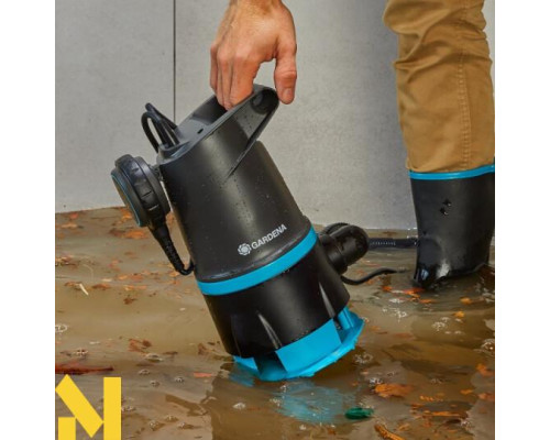 Насос дренажний Gardena 20000 Basic 2-в-1 для чистої/брудної води (09018-47)