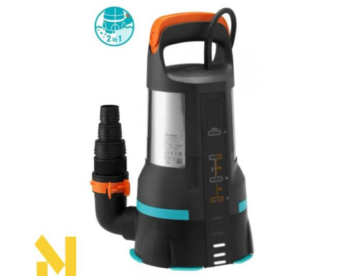 Насос дренажний чистої/брудної води Gardena 19500 Aquasensor LED 2-в-1