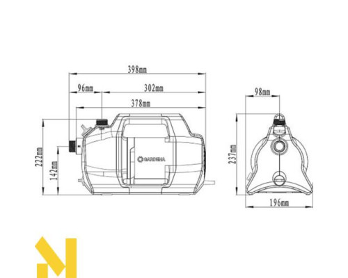 Насос поверхневий Gardena 4200 Silent