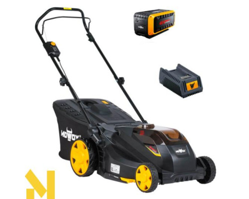 Газонокосарка акумуляторна Mowox EM 4340 PX-Li (комплект з акумулятором та зарядним пристроєм)