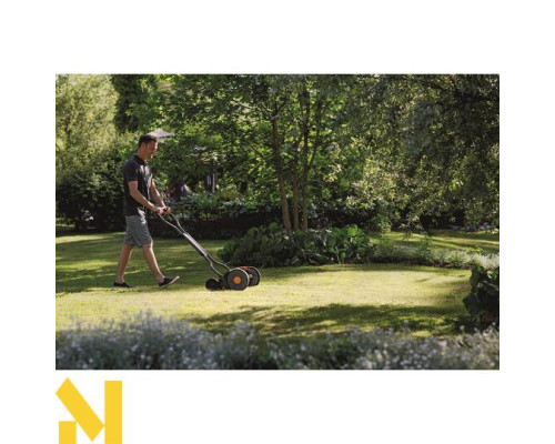 Газонокосарка механічна барабанна Fiskars StaySharp Plus Reel Mower 113872 (1015649)