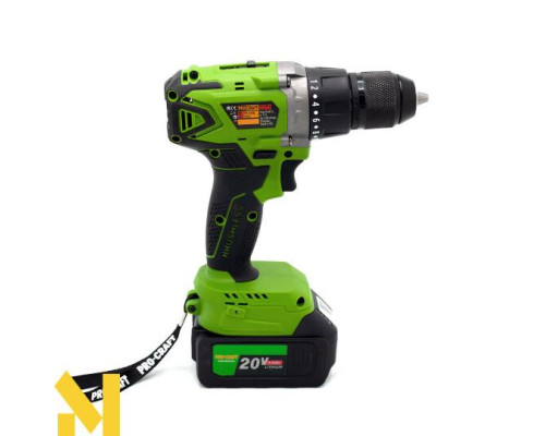 Шуруповерт акумуляторний Procraft Industrial PA18BL Extra (комплект з 2 АКБ та ЗП)