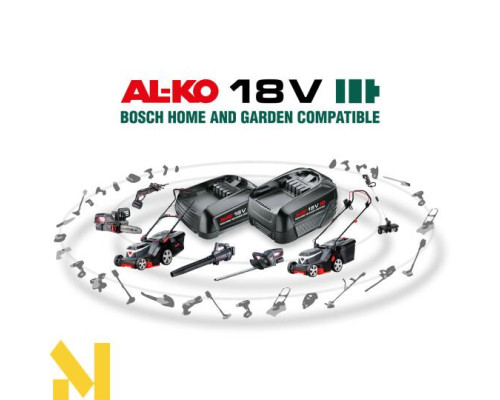 Газонокосарка акумуляторна AL-KO 38.1 Li (АКБ 5 Ач та ЗП)