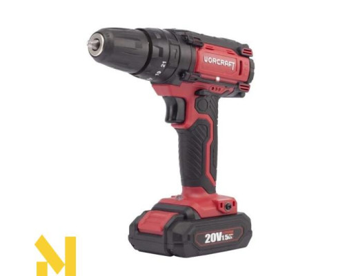 Акумуляторний дриль-шуруповерт Worcraft WCD-20H Li