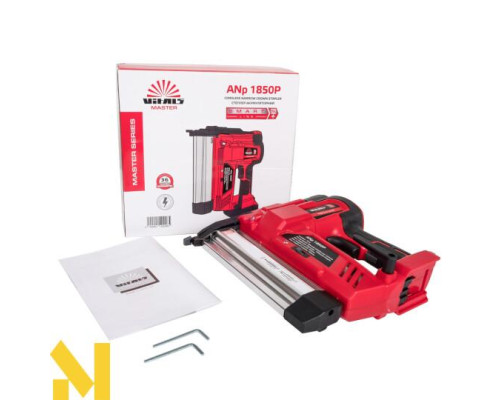Степлер/цвяхозабивний пістолет акумуляторний 2-в-1 Vitals Master ANp 1850P SmartLine (без АКБ та ЗП)
