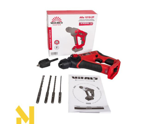 Перфоратор акумуляторний Vitals Master ARa 1018-2P SmartLine (без АКБ та ЗП)