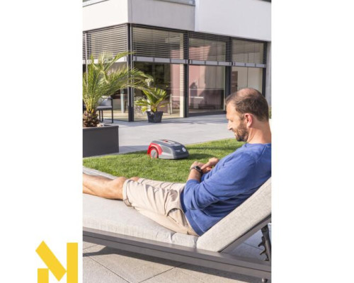 Газонокосарка-робот SOLO by AL-KO Robolinho 1200 W + набір для прокладання кабелю  (127513)