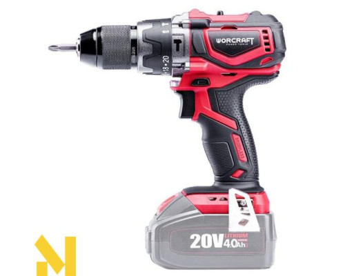Акумуляторний дриль-шуруповерт безщітковий Worcraft CHD-S20LiB