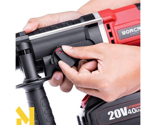 Перфоратор акумуляторний прямий Worcraft CRH-S20LiT (без АКБ та ЗП)