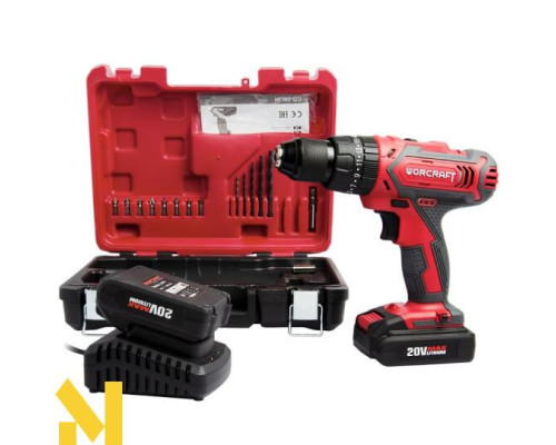 Акумуляторний дриль-шуруповерт Worcraft CD-20LiH