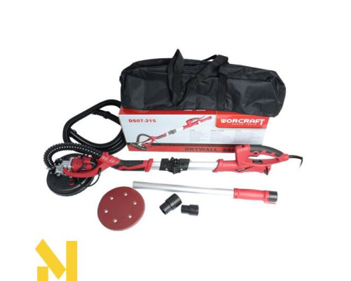 Шліфмашина ексцентрикова для стін Worcraft DS07-215