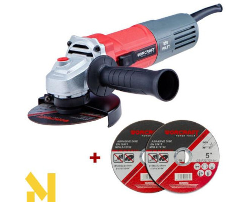 Болгарка (кутова шліфмашина) Worcraft AG08-125P
