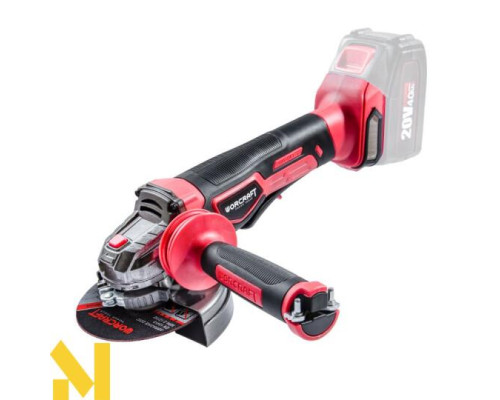 Болгарка (кутова шліфмашина) акумуляторна Worcraft CAG-S20LIB-125 (без АКБ та ЗП)