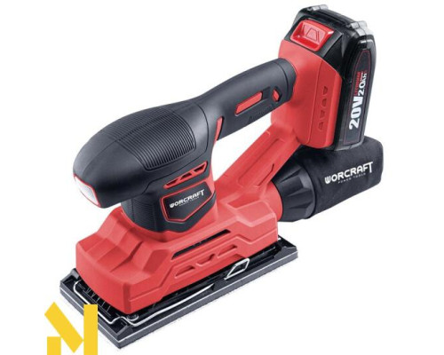 Шліфмашина вібраційна акумуляторна Worcraft CFS-S20Li (без АКБ та ЗП)