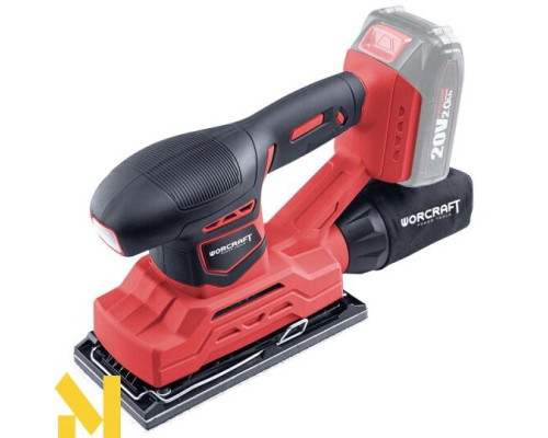 Шліфмашина вібраційна акумуляторна Worcraft CFS-S20Li (без АКБ та ЗП)