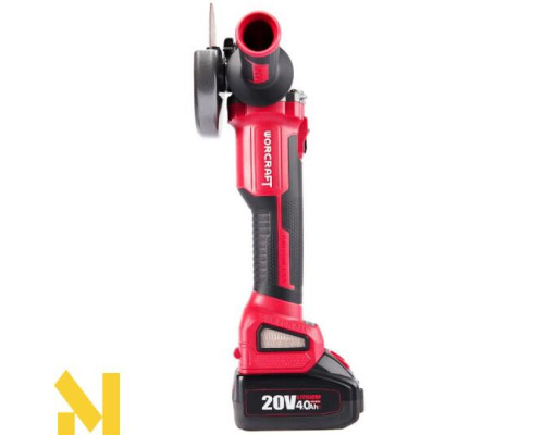 Болгарка (кутова шліфмашина) акумуляторна Worcraft CAG-S20LIBH-125 (без АКБ та ЗП)