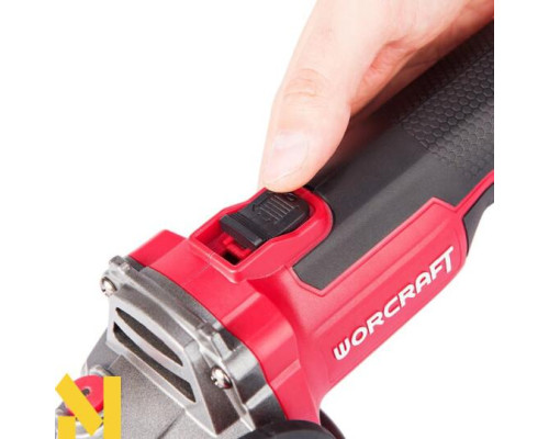 Болгарка (кутова шліфмашина) акумуляторна Worcraft CAG-S20LIBH-125 (без АКБ та ЗП)