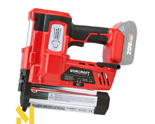 Цвяхозабивач комбінований акумуляторний Worcraft CNS‑S20LiH (без АКБ та ЗП)
