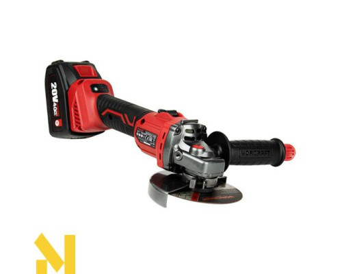 Болгарка (кутова шліфмашина) акумуляторна Worcraft CAG-S20LiBS-125 (без АКБ та ЗП)