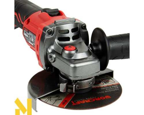 Болгарка (кутова шліфмашина) акумуляторна Worcraft CAG-S20LiBS-125 (без АКБ та ЗП)