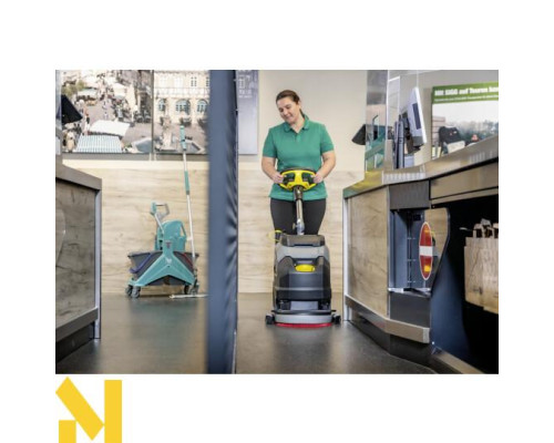 Машина підлогомийна акумуляторна Karcher BD 35/15 C Classic Bp Pack